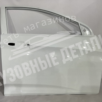 Дверь передняя ПРАВАЯ Hyundai Solaris PGU Crystal White Белый