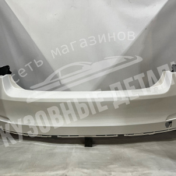 Бампер задний Skoda Octavia Sedan/Liftback A7 (13-17) LF9E, LB9A, 9P9P Candy White Белый