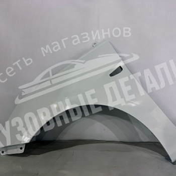 Крыло Hyundai Solaris ЛЕВОЕ RHM Sleek Silver Серебристый