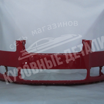 Бампер передний Skoda Fabia (07-10) 8T, LF3K Красный