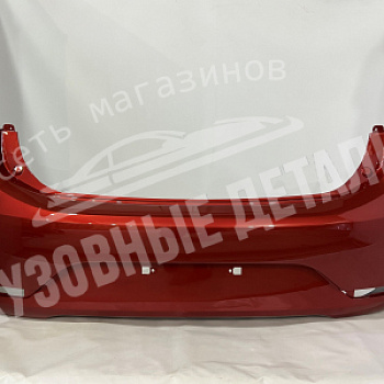 Бампер задний Hyundai Solaris (11) H/B TDY Garnet Red Garnet Red Красный гранат