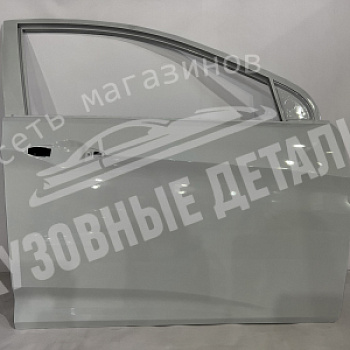 Дверь передняя ПРАВАЯ Hyundai Solaris RHM Sleek Silver Серебристый