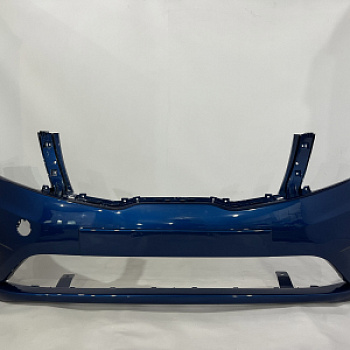 Бампер передний Kia Rio ZD6 Dazzling Blue Синий перламутр