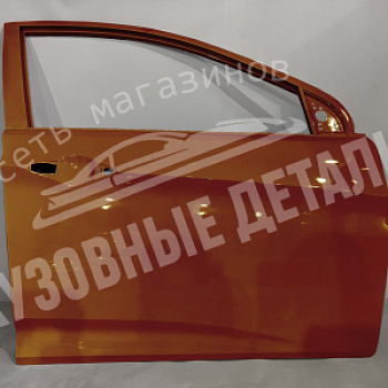 Дверь передняя ПРАВАЯ Hyundai Solaris R9A Vitamin C Оранжевый