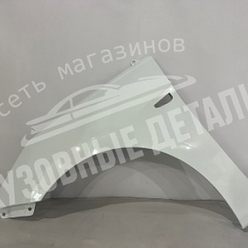 Крыло Hyundai Solaris 2017 ЛЕВОЕ PGU Crystal White Белый