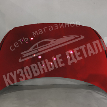 Капот Hyundai Solaris TDY Garnet Red Красный