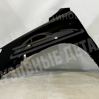 Крыло переднее ЛЕВОЕ Kia Sportage Il (2004–2010) с отв. п/п 9P BLACK CHERRY