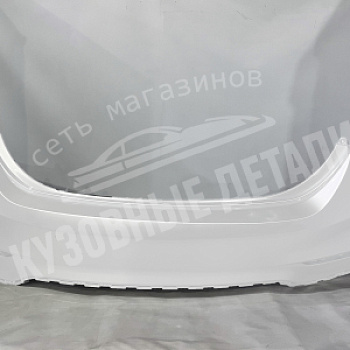 Бампер задний Hyundai Solaris (2017) PGU Crystal White Белый