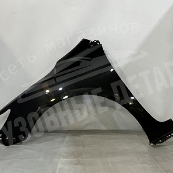 Крыло ЛЕВОЕ Toyota Corolla 150 рест. 209 Black Mica Черный металлик