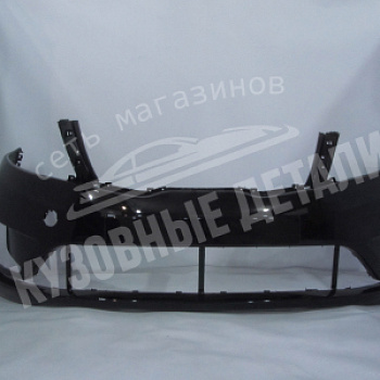 Бампер передний Kia Rio MZH Phantom Black Черный перламутр
