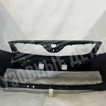 Бампер передний Toyota Corolla 150 рест. 209 Black Mica Черный металлик