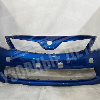 Бампер передний Toyota Corolla 150 рест. 8T7  Blue Streak. Cиний