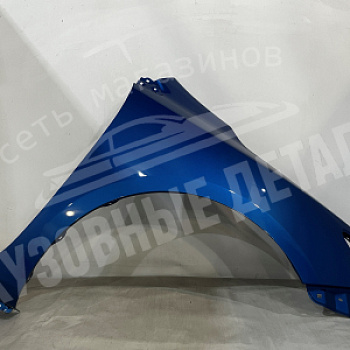 Крыло ПРАВОЕ Toyota Corolla E150 рест.  8T7  Blue Streak. Cиний