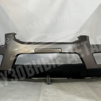 Бампер передний Kia Sportage верхняя часть (2008-2010) 8Q Pewter Beige Бежевый