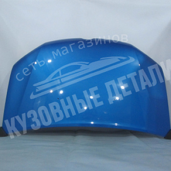 Капот Renault Logan 2 (2014) RPL Azur Blue Синий-лазурный