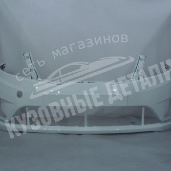 Бампер передний Kia Rio PGU Crystal White Белый